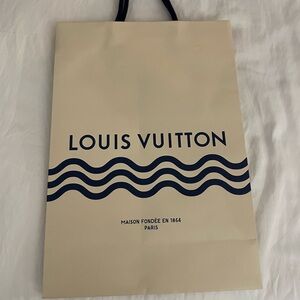 Louis Vuitton Cream and Blue shopping bag from France 🇫🇷